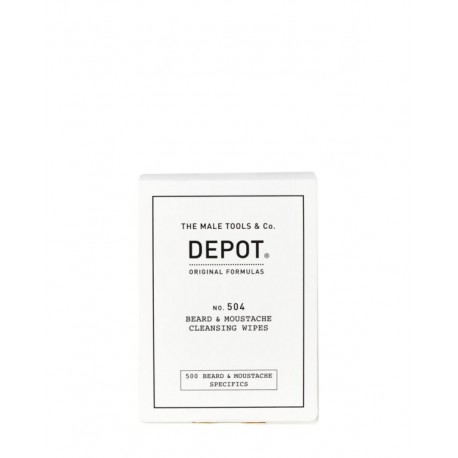 Depot 504 Beard & Moustache Cleasing Wipes