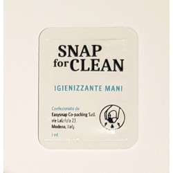 Snap for Clean Gel igienizzante Mani 1ml